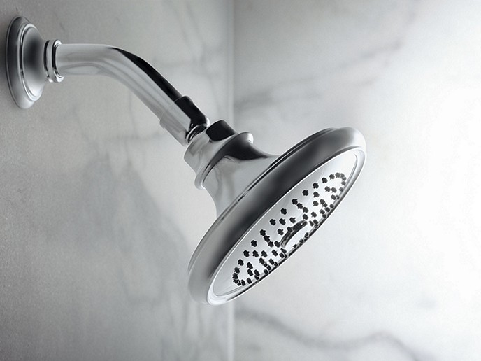 AIR-INDUCTION SHOWERHEAD WITH ARM BELLIS® by Kallista P24871-00-ULB-1-large